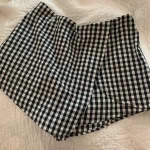 AMERICAN THREADS GINGHAM SKORT